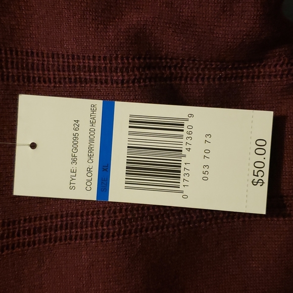 AXIST sweater maroon XL cotton and polyester - Picture 4 of 4